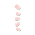 Impress French No Glue Fake Press On Nails - Heroic | French Tips, White & Neutral, Short, Squoval, Manicure