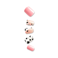 Impress Design No Glue Fake Press On Nails - One Chance | Design, Pink, Short, Squoval, Manicure