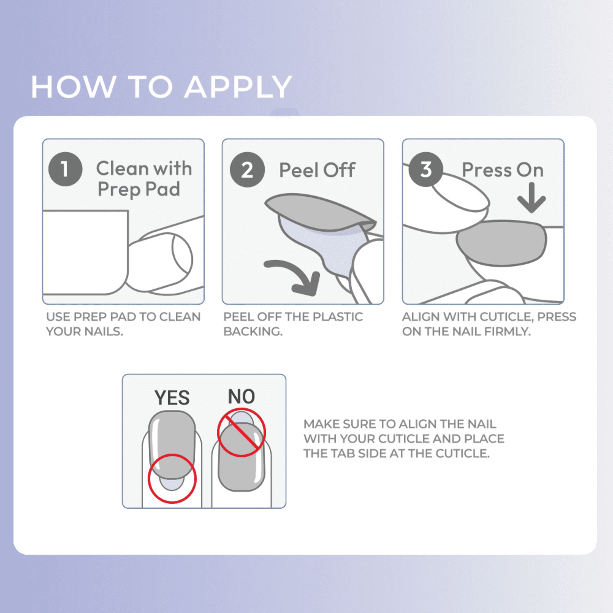 Impress Color No Glue Fake Press On Nails - Friendzone | Design, Purple, Short, Oval, Manicure