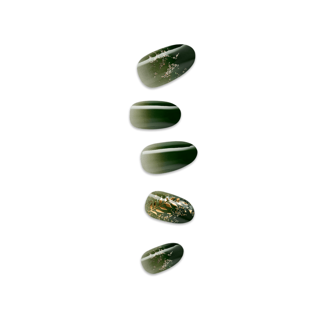 Impress X WICKED: FOR GOOD | Defy Expectations | Design, Green, Medium, Oval, Manicure