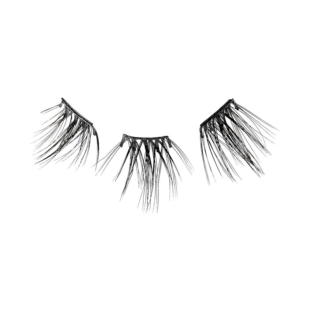 Impress Falsies Pre-Glued False Eyelashes Minipack - Bold | 12 Lash Clusters, 12mm-14mm