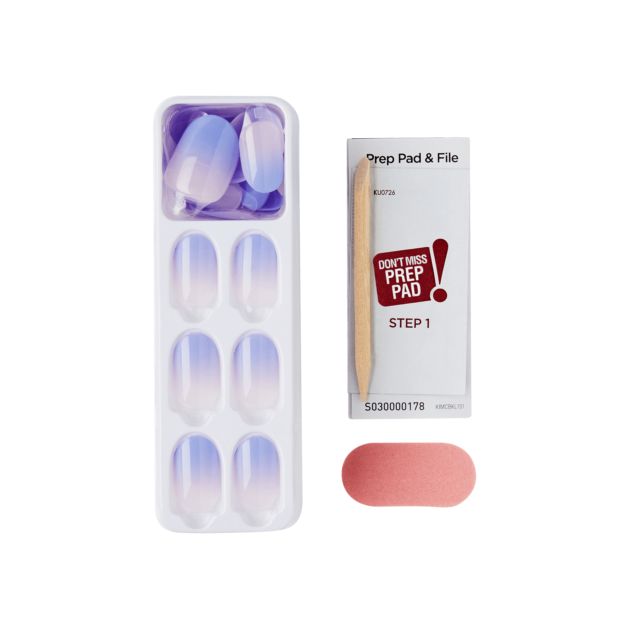 Impress Color No Glue Fake Press On Nails - Friendzone | Design, Purple, Short, Oval, Manicure