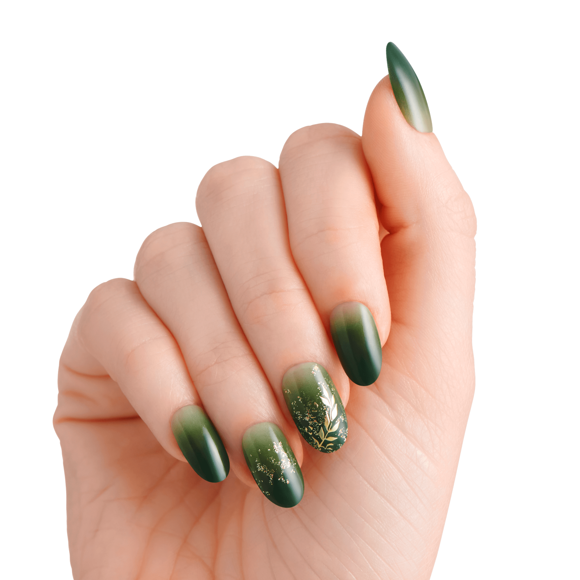 Impress X WICKED: FOR GOOD | Defy Expectations | Design, Green, Medium, Oval, Manicure