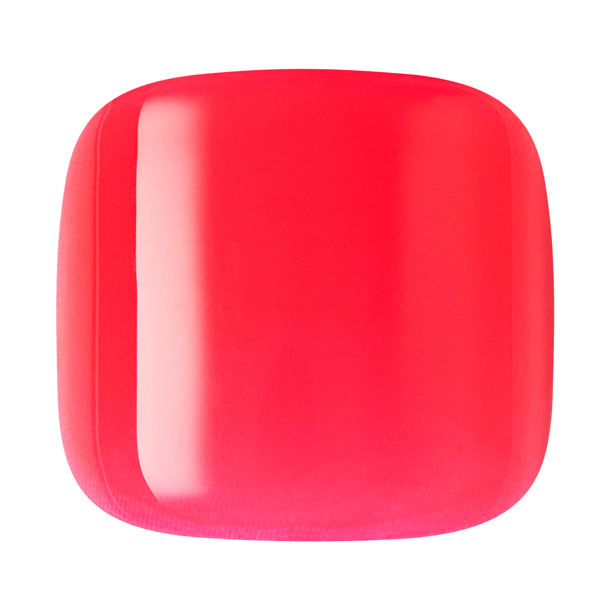 Impress Color No Glue Fake Press On Toenails - Cherry On Top | Solid, Pink, Short, Squoval, Pedicure