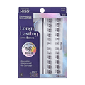 Impress Falsies Long Lasting Pre-Glued False Eyelashes Starter Kit - Demi Wispy | 24 Lash Clusters, With Applicator, Up To 5 Day Wear, 5mm-14mm