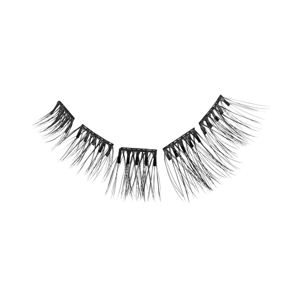 Impress Falsies Pre-Glued False Eyelashes Multipack - Soft Natural | 50 Lash Clusters, 8mm-14mm
