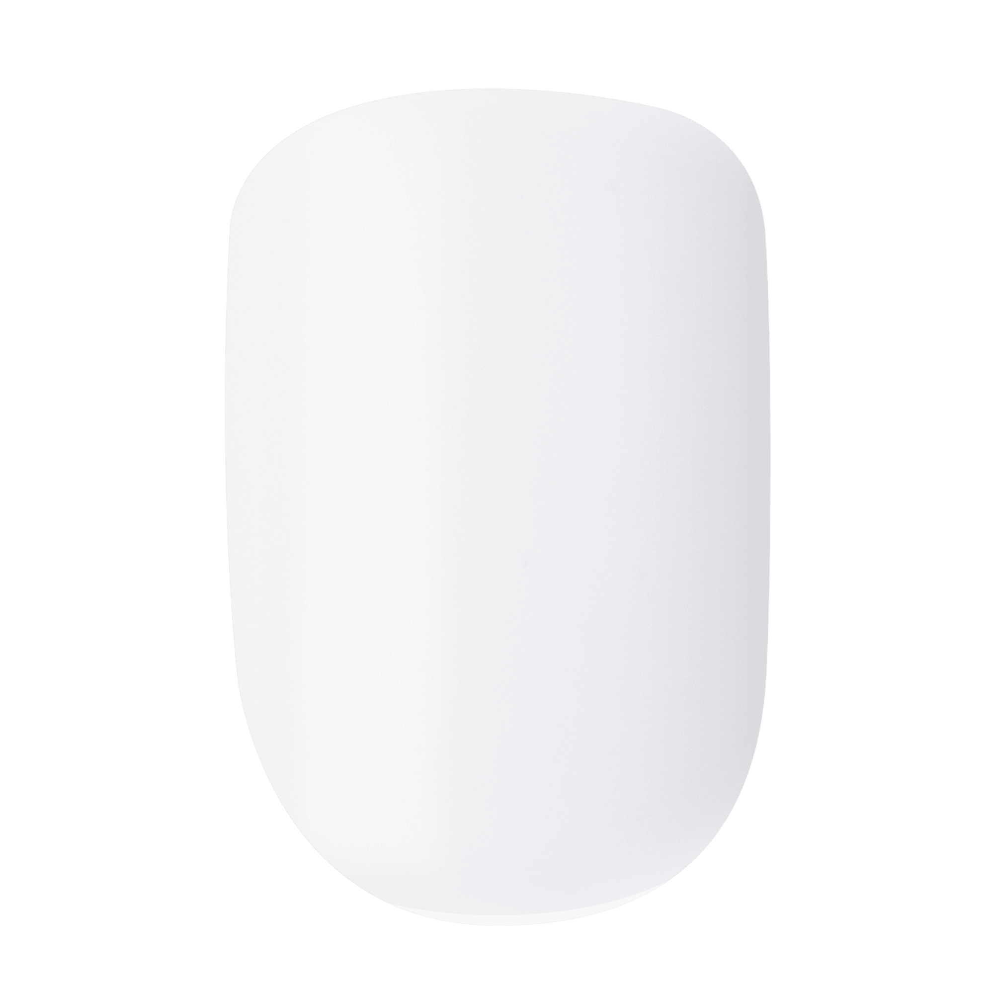 Impress Color No Glue Fake Press On Nails - Frosting | Solid, White, Short, Squoval, Manicure