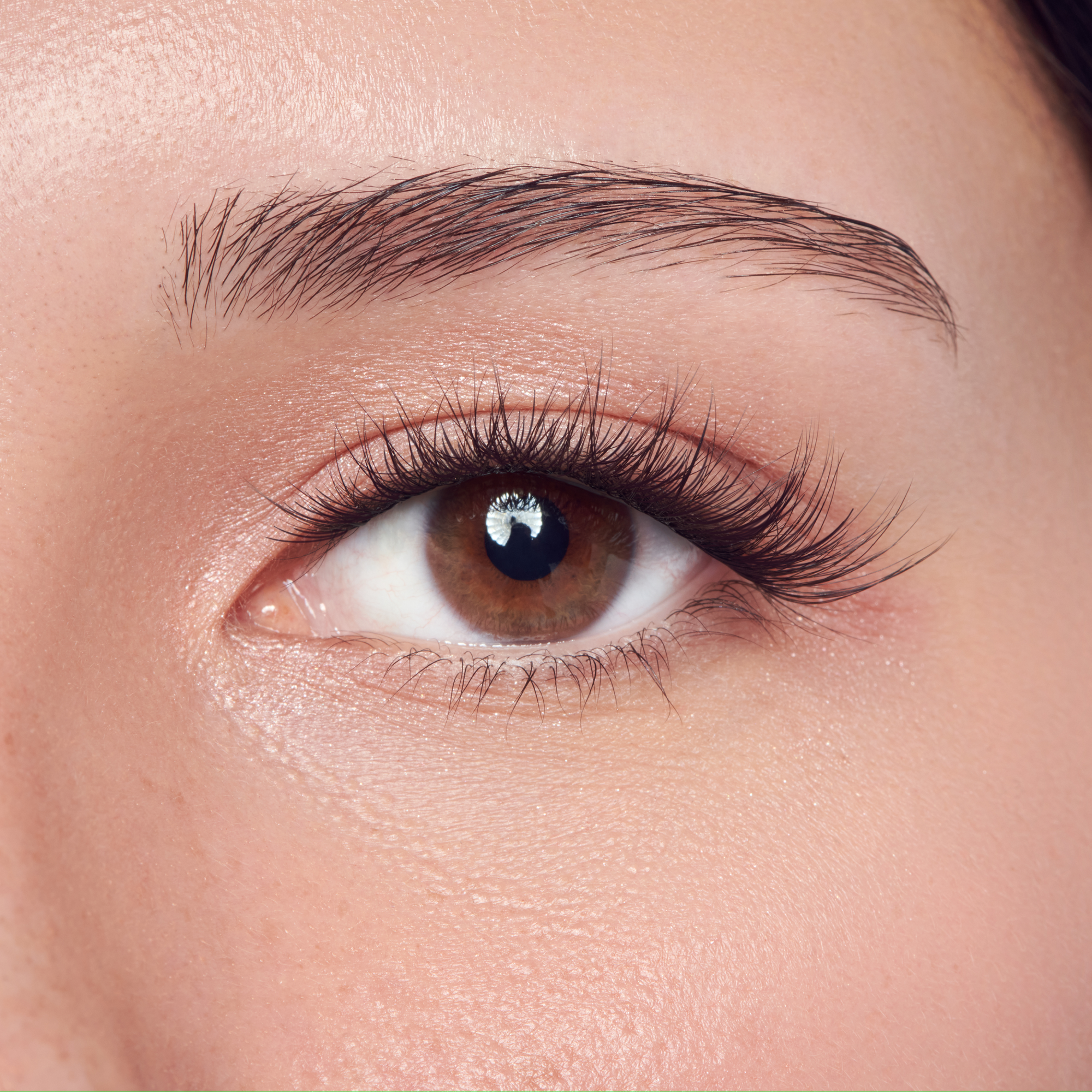 Impress Falsies Long Lasting Pre-Glued False Eyelashes - Demi Natural | 48 Lash Clusters, Up To 5 Day Wear, 8mm-16mm