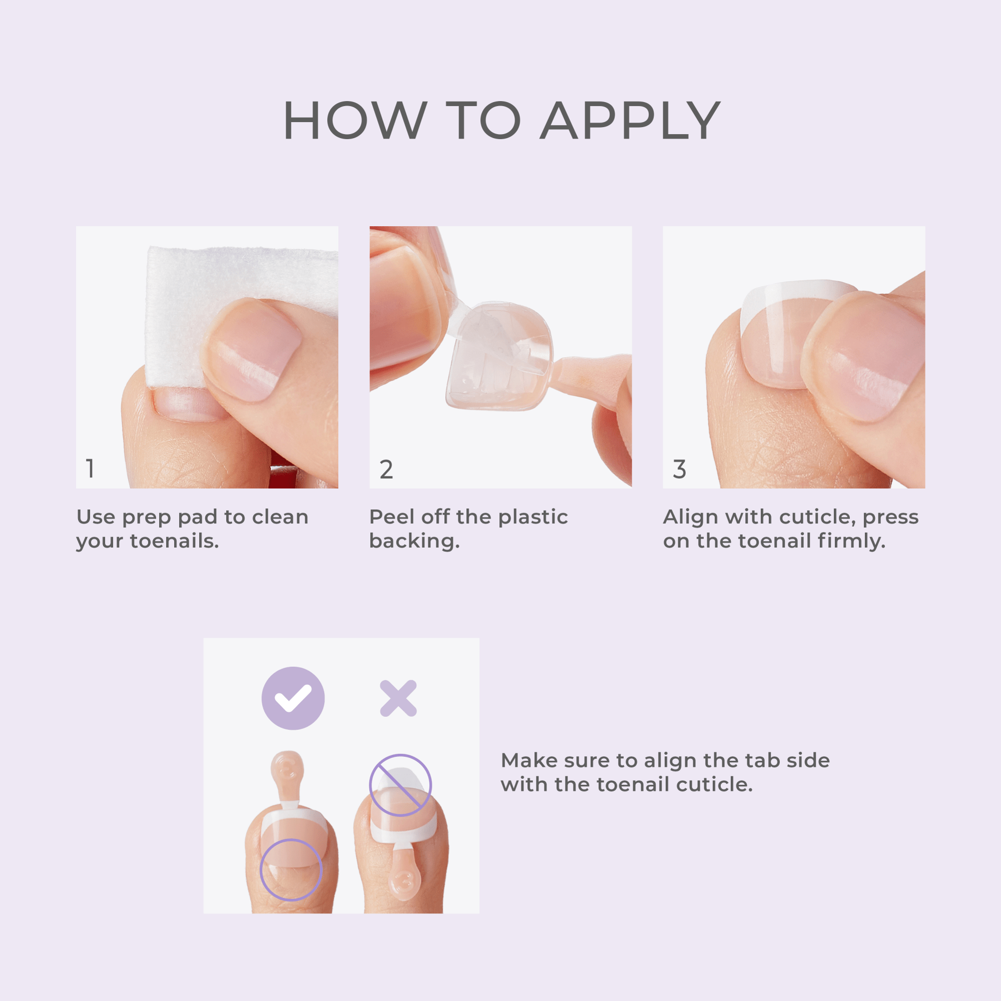 Impress Color No Glue Fake Press On Toenails - Pure Mood | Solid, Orange, Short, Squoval, Pedicure
