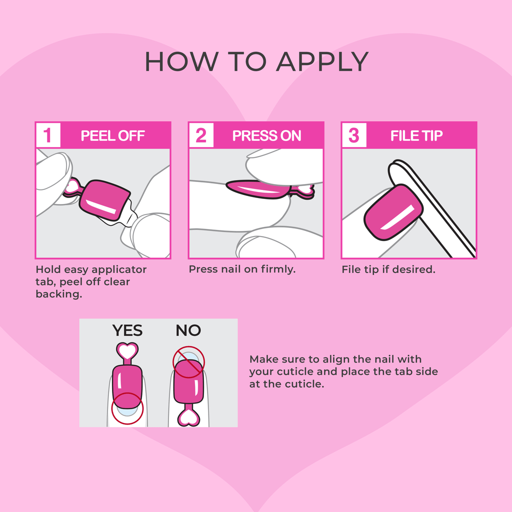 Impress Kids No Glue Fake Press On Nails - Magical Friend | Design, Red & Pink, Kids, Squoval, Manicure