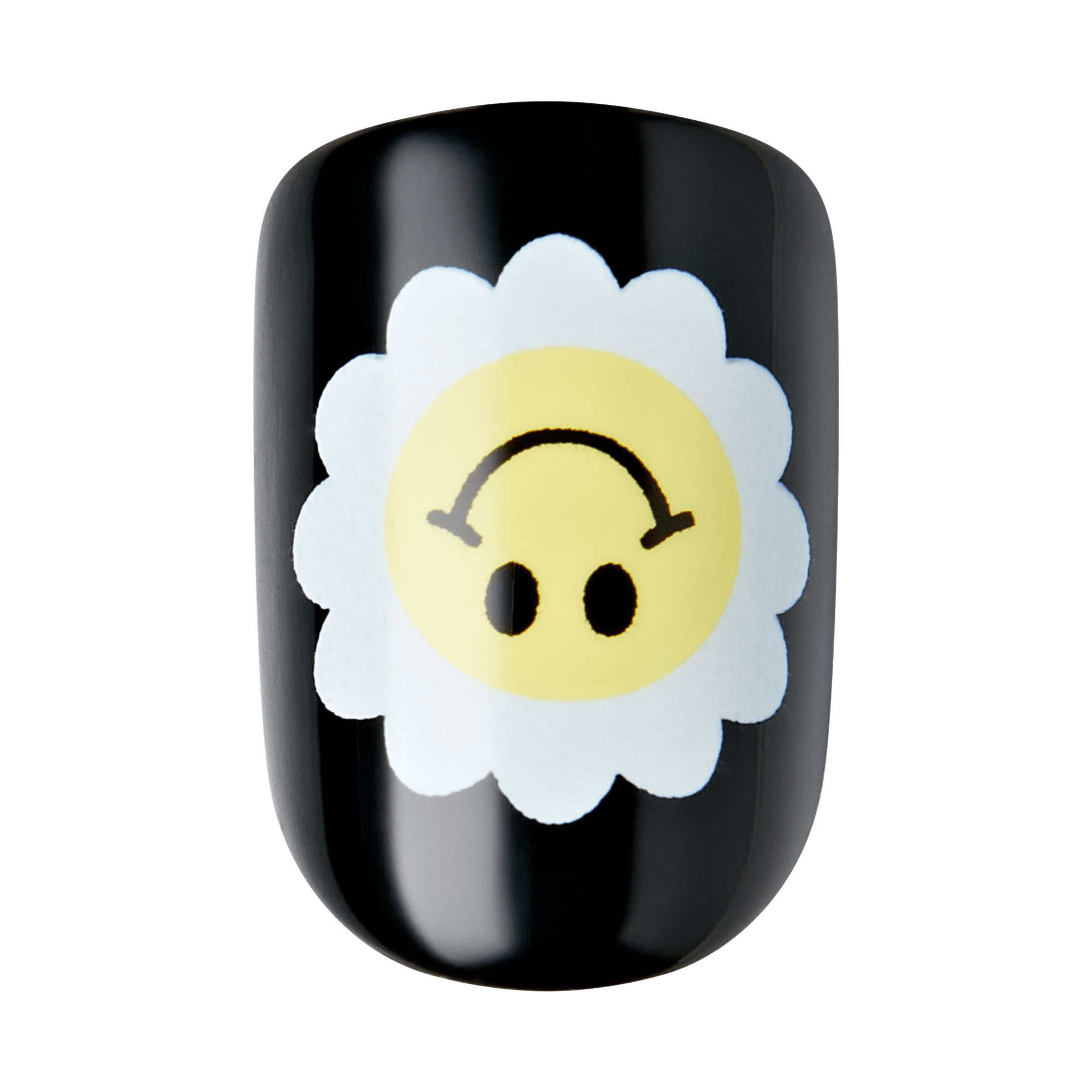 Impress Design No Glue Fake Press On Nails - Pandora | Design, Black, Short, Squoval, Manicure