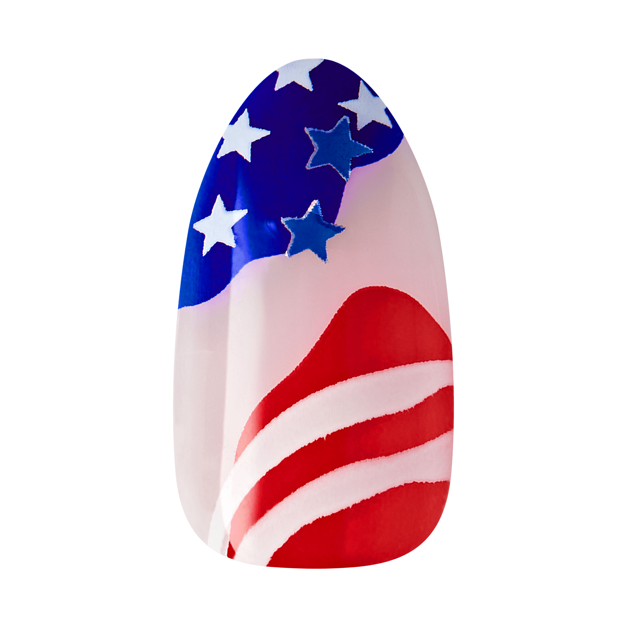 Impress Design No Glue Fake Press On Nails - Forever Fling | French Design, Multicolor, Medium, Almond, Manicure