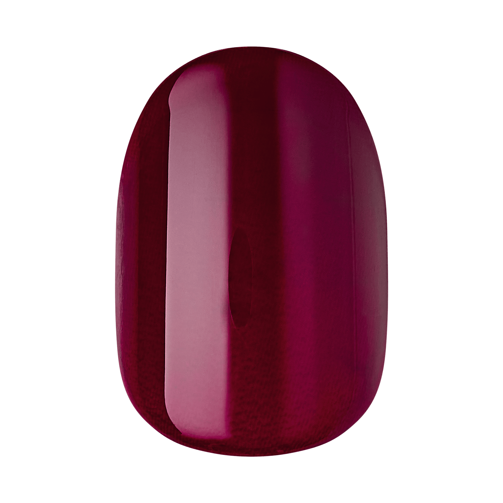 Impress Color No Glue Fake Press On Nails - Over You | Solid, Red, Short, Oval, Manicure