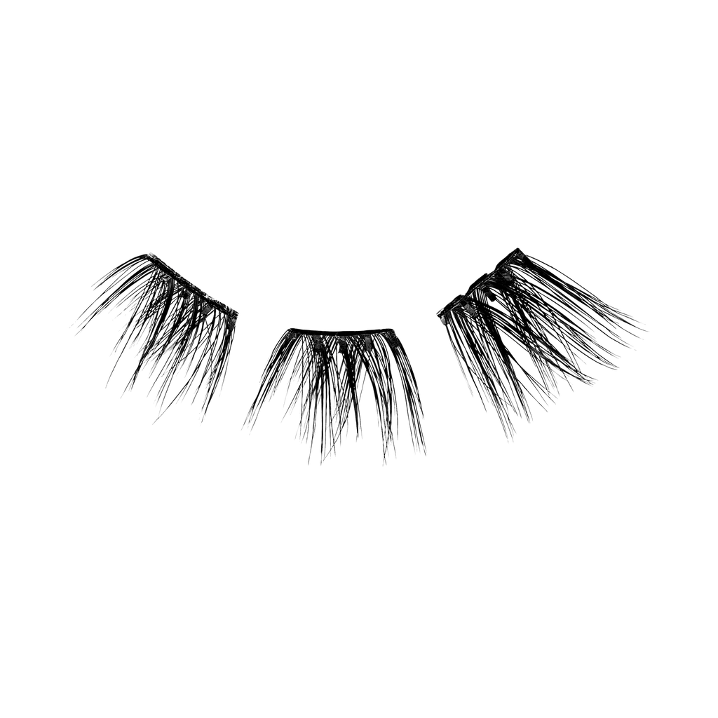 Impress Falsies Pre-Glued False Eyelashes Minipack - Refined | 12 Lash Clusters, 10mm-12mm