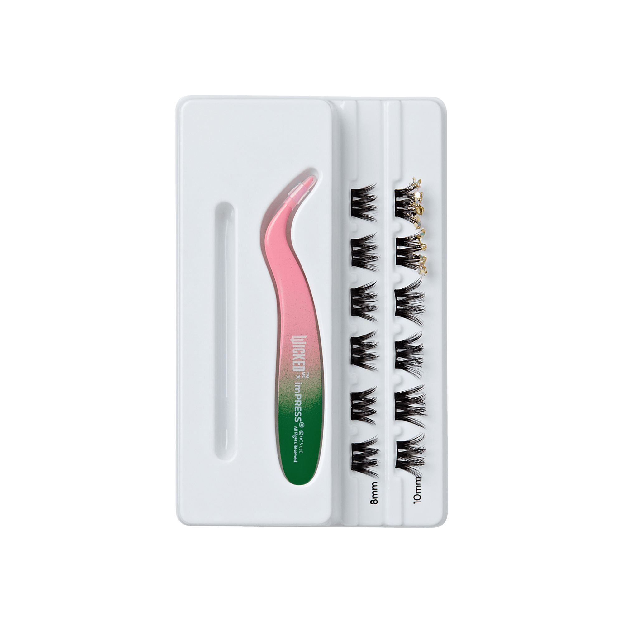 Impress X WICKED: FOR GOOD | Fly…Fly! | 12 Lash Clusters, 8mm-10mm
