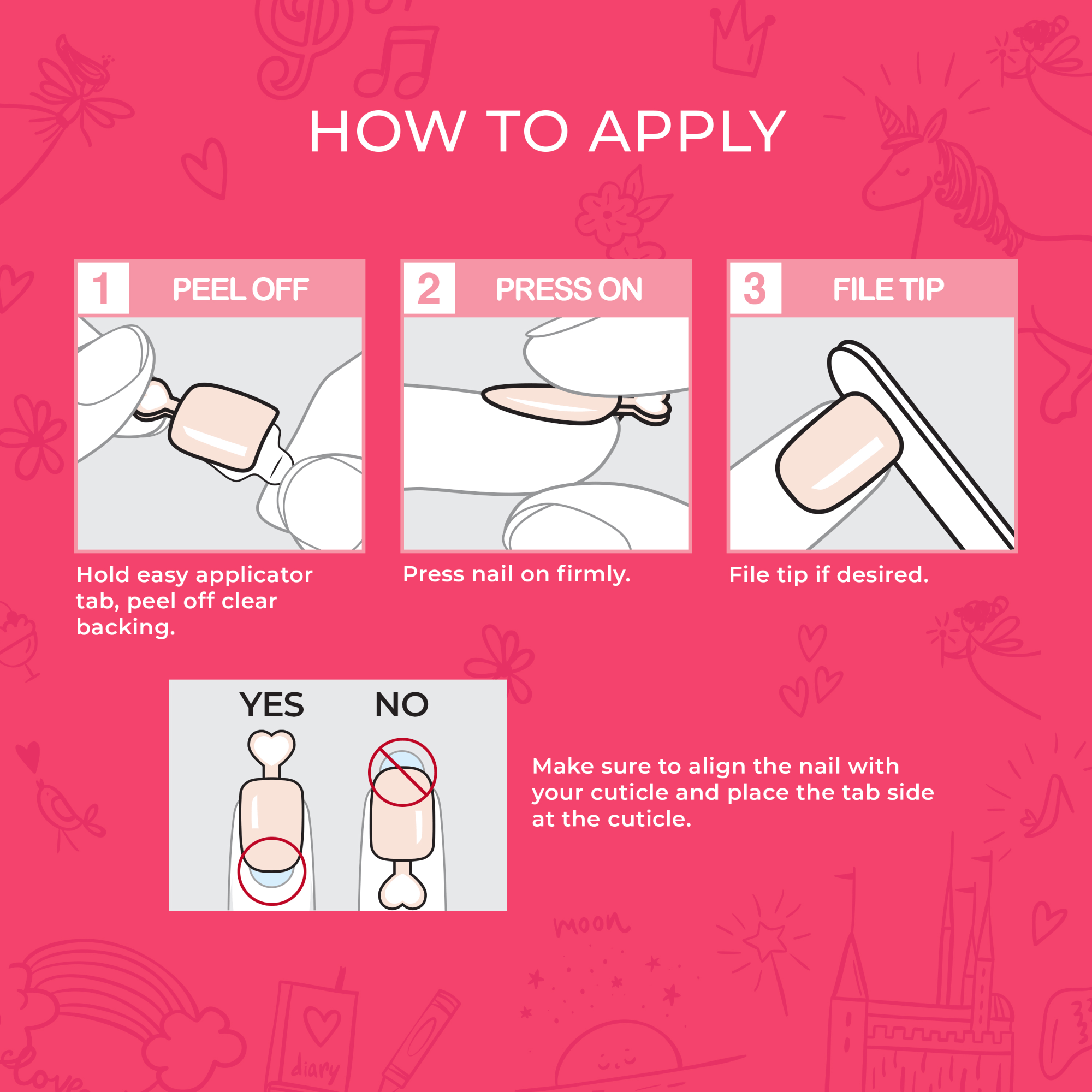 Impress Kids No Glue Fake Press On Nails - Berry Best | Design, Multicolor, Kids, Squoval, Manicure