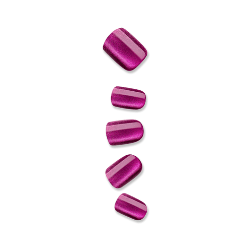 colorFX by Impress No Glue Fake Press On Nails - Levels | Solid, Pink, Short, Squoval, Manicure