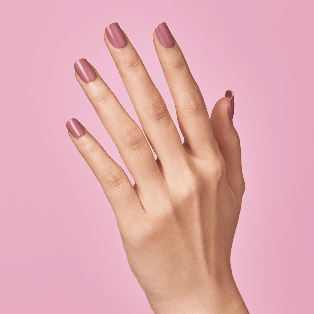 Impress Color No Glue Fake Press On Nails - Petal Pink | Solid, Pink, Short, Squoval, Manicure
