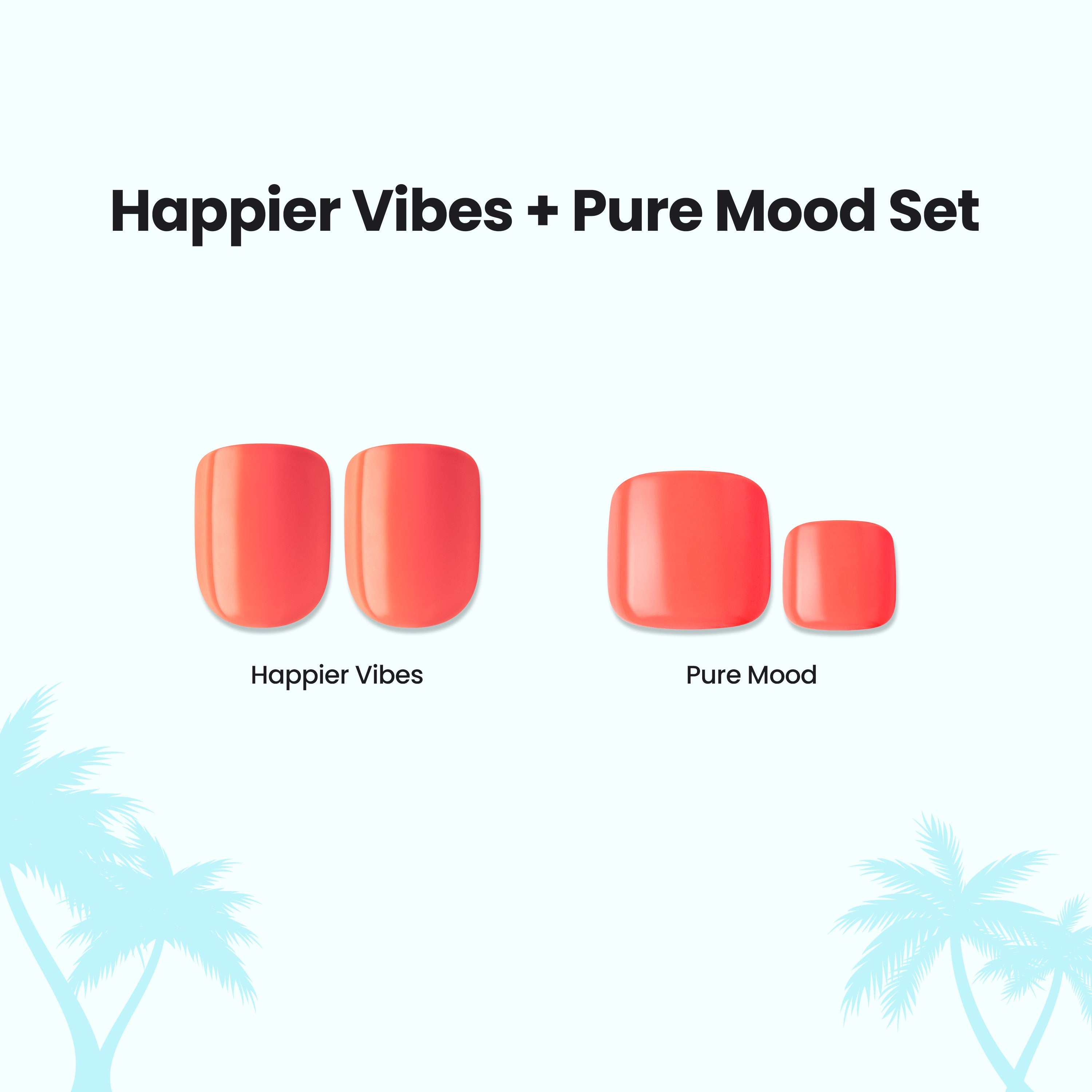Impress Color Press On Mani & Pedi Bundle - Happier Vibes + Pure Mood Set