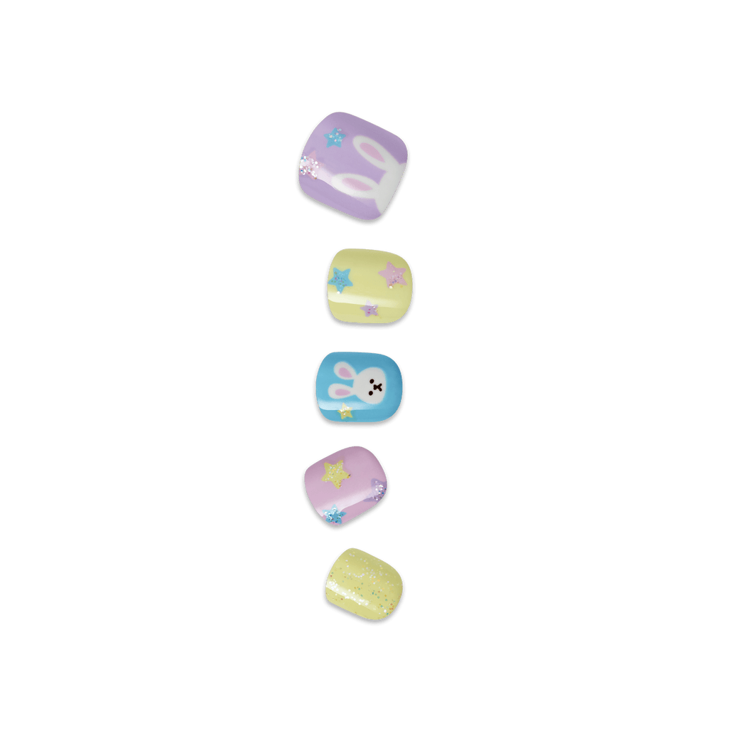 Impress Kids No Glue Fake Press On Nails - Easter Charm | Design, Multicolor, Kids, Squoval, Manicure