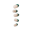 WICKED X Impress | Always Been Green | French Design, Green, Medium, Oval, Manicure