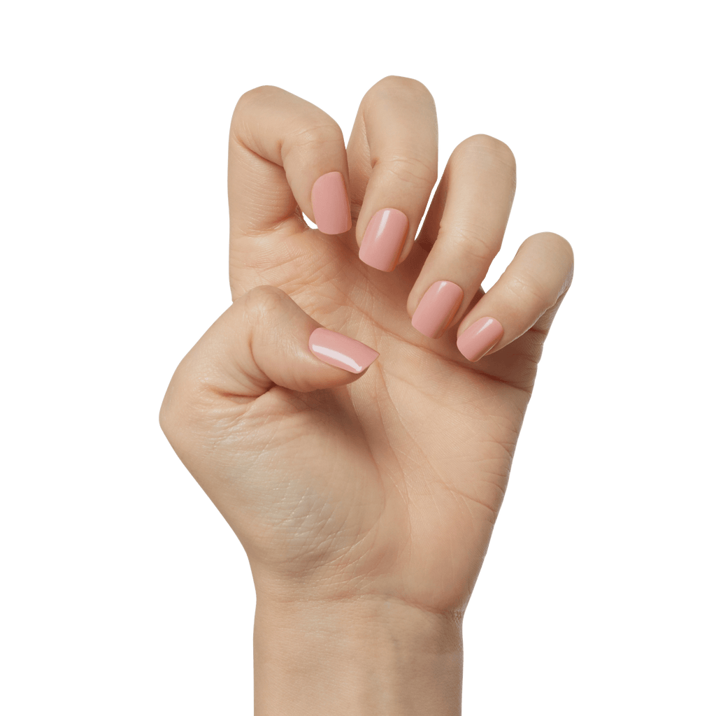 Impress Color No Glue Fake Press On Nails - Your Magic | Solid, Pink, Short, Squoval, Manicure