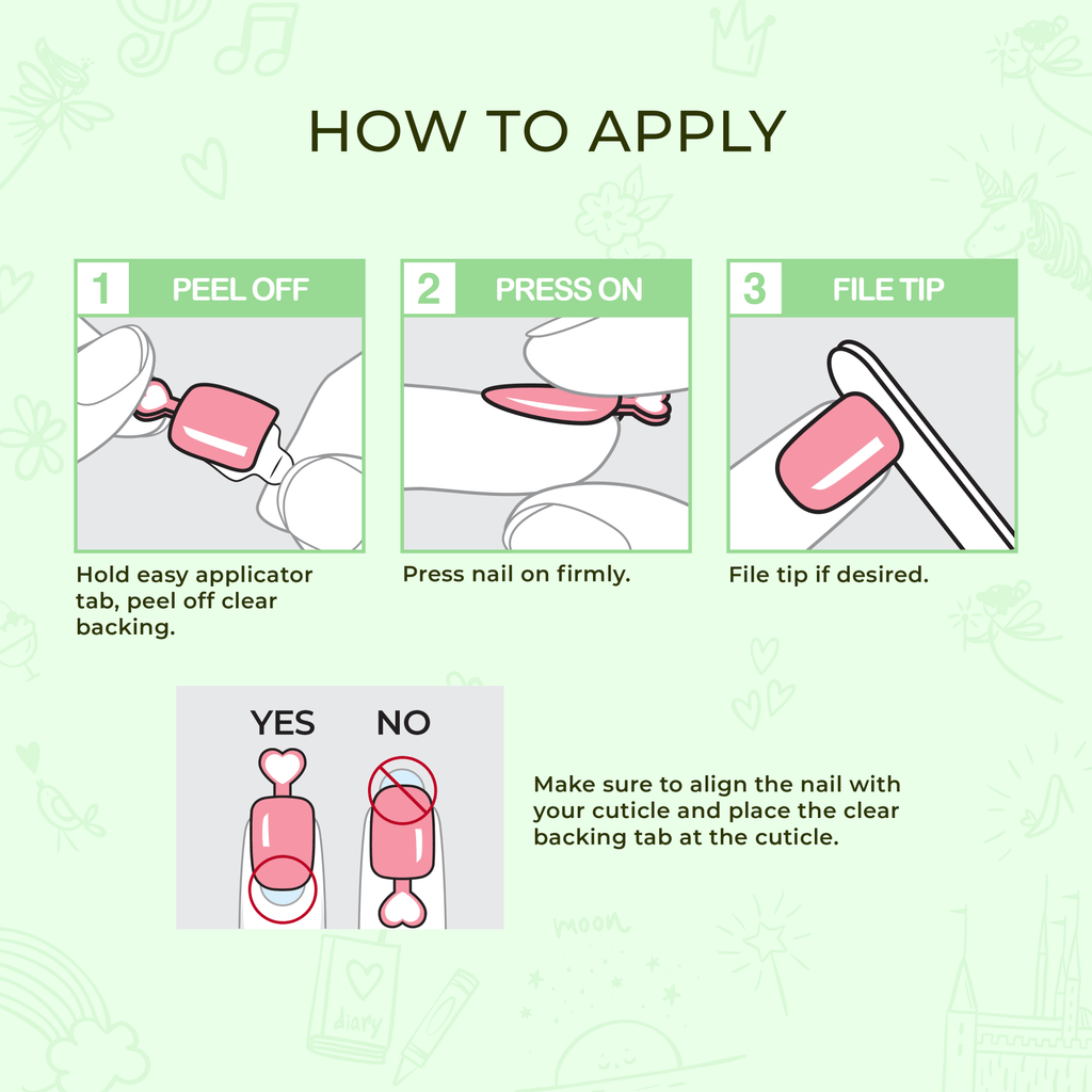 Impress Kids No Glue Fake Press On Nails - Hoppy Fun | Design, Multicolor, Kids, Squoval, Manicure