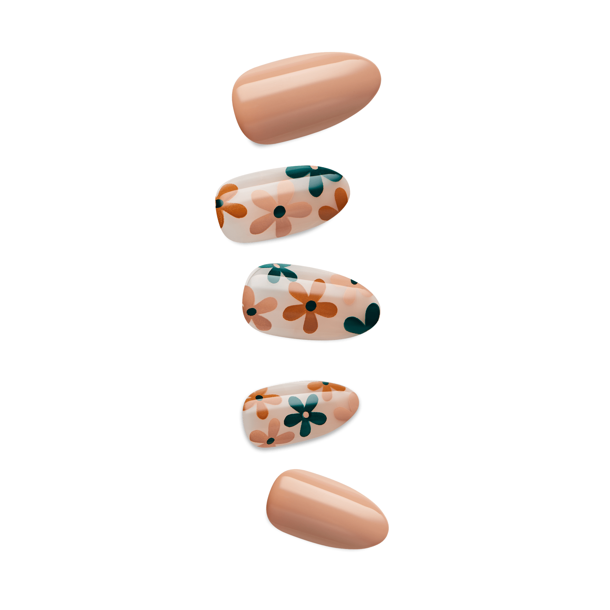 Impress Design No Glue Fake Press On Nails - As It Was | Design, Multicolor, Medium, Almond, Manicure