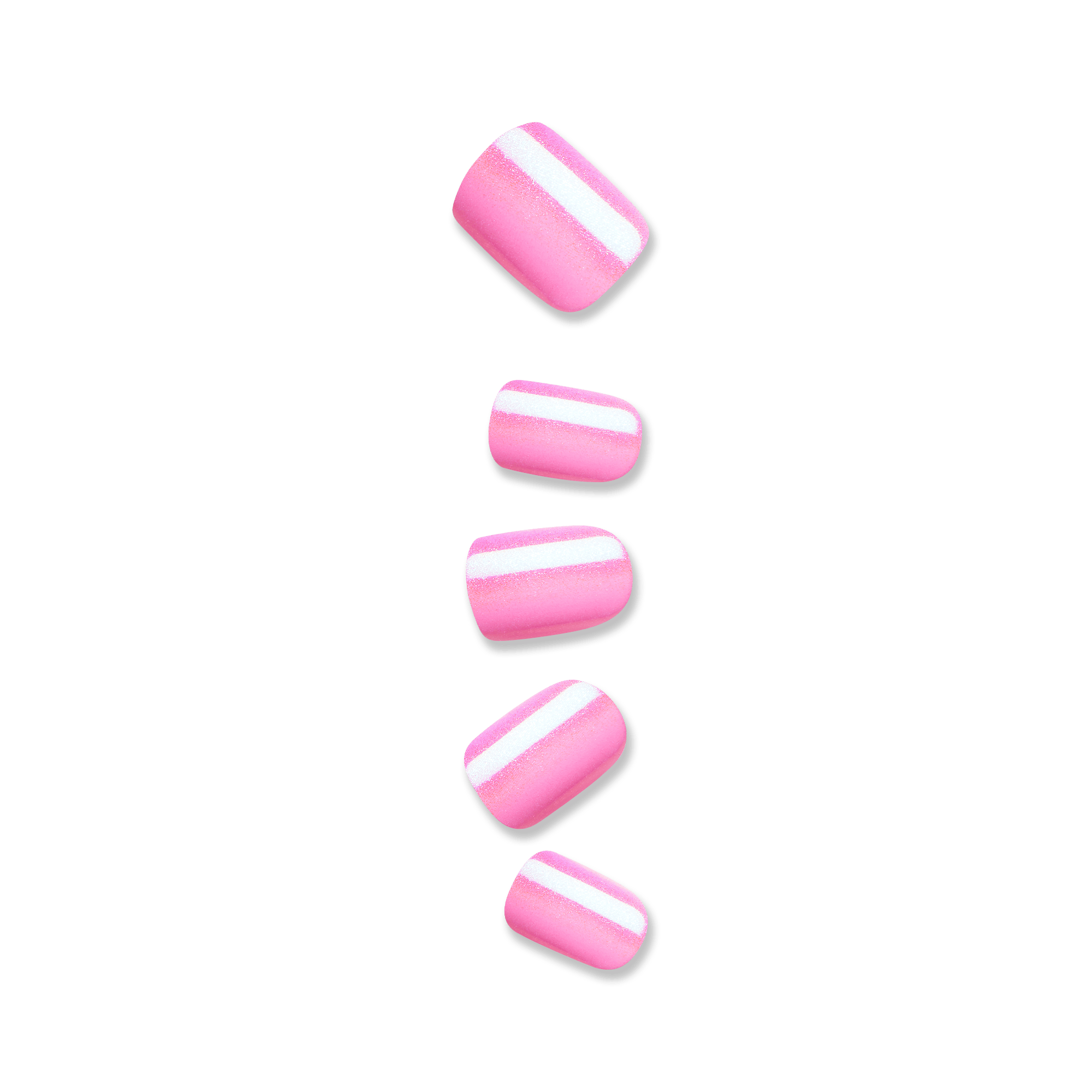 colorFX by Impress No Glue Fake Press On Nails - Late Night | Solid, Pink, Short, Squoval, Manicure