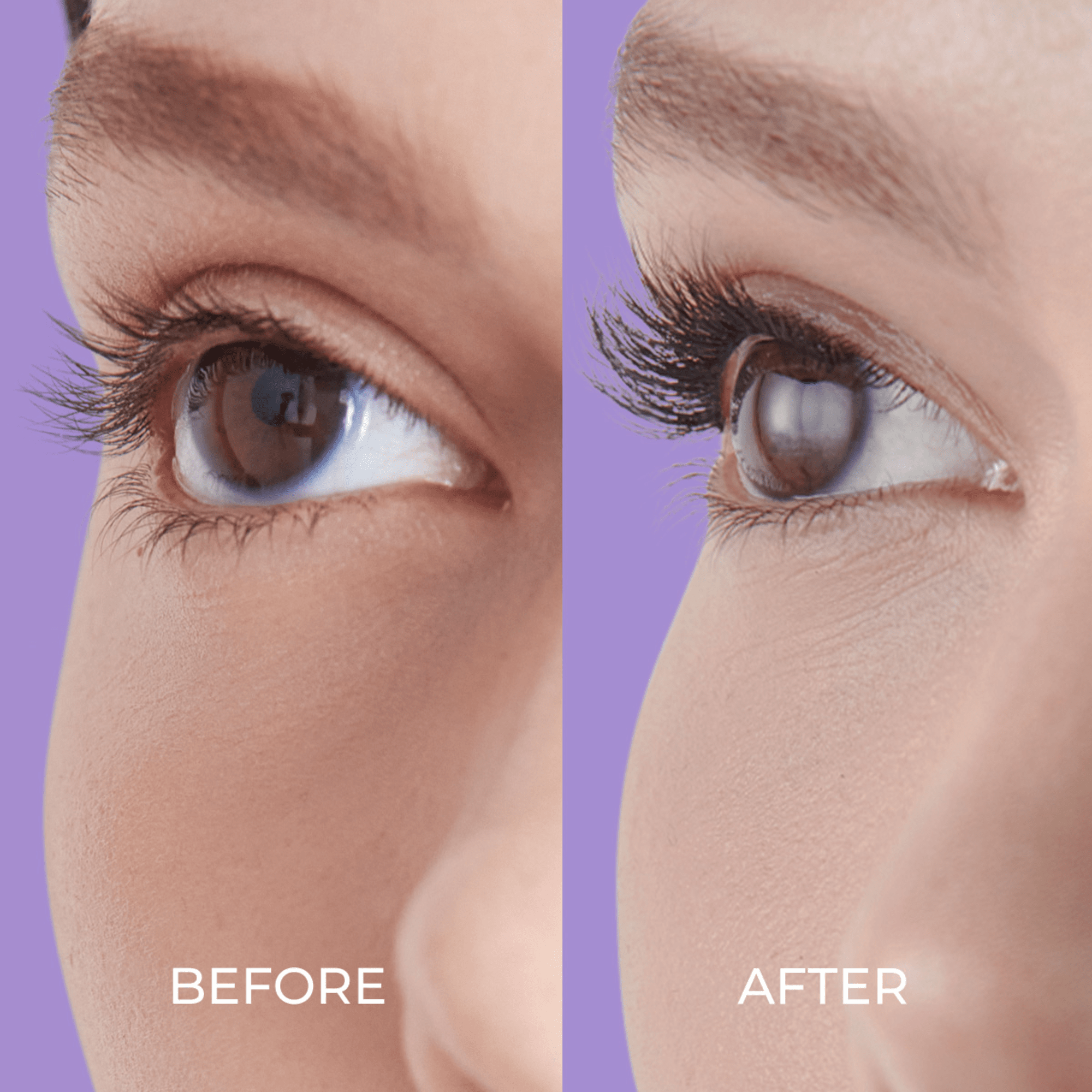 Impress Falsies Long Lasting Pre-Glued False Eyelashes Starter Kit - Demi Natural | 24 Lash Clusters, With Applicator, Up To 5 Day Wear, 5mm-14mm