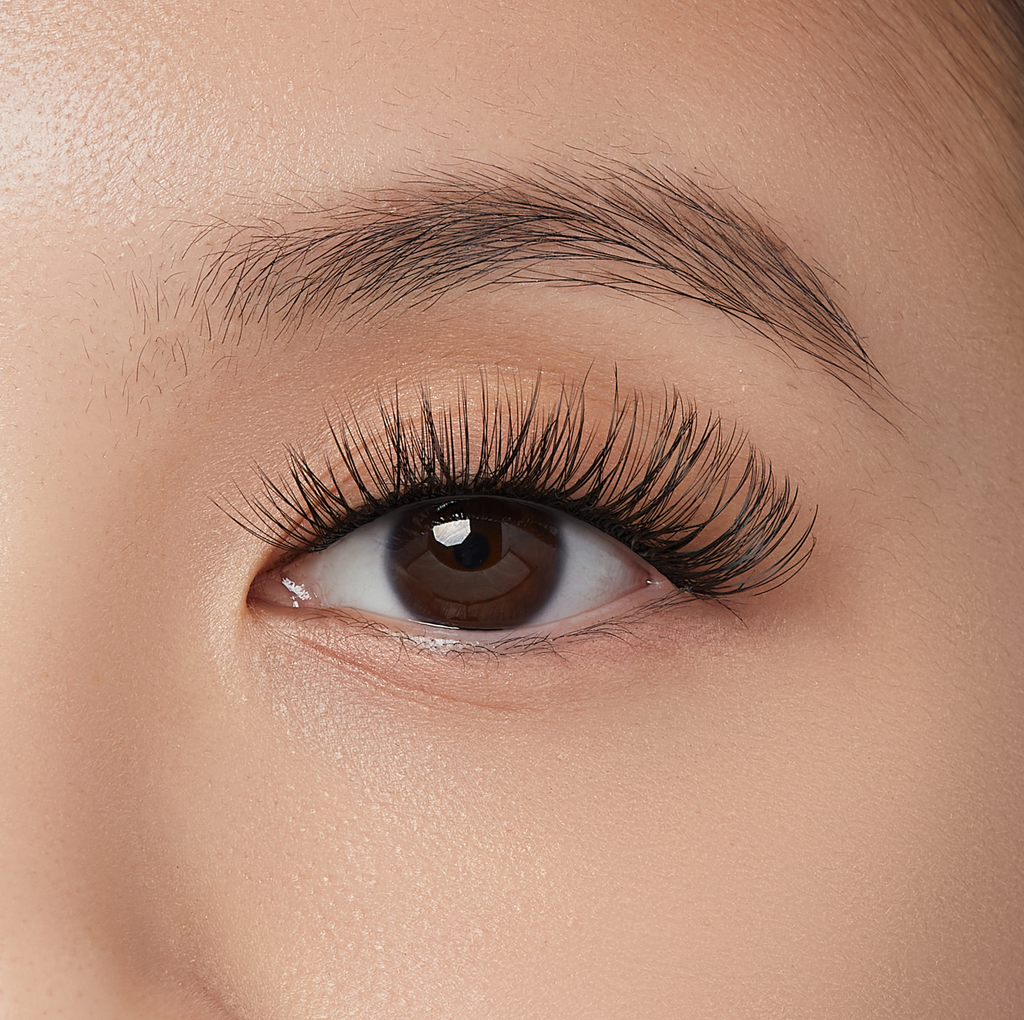 Impress Falsies Pre-Glued False Eyelashes Minipack - Sleek | 12 Lash Clusters, With Mini Applicator, 12mm-14mm