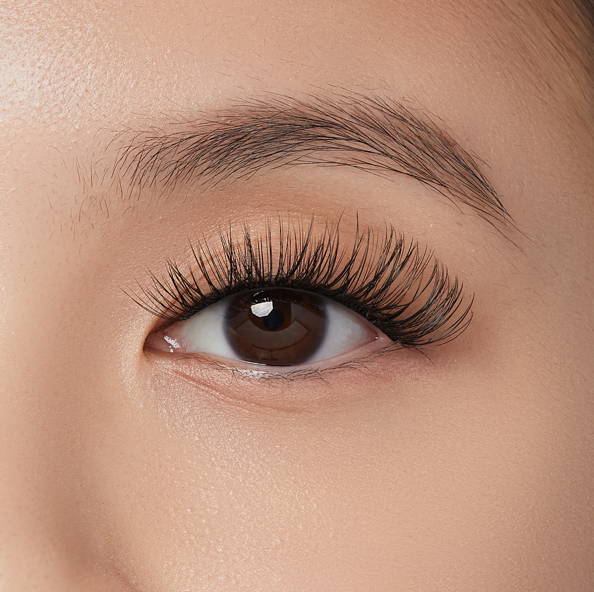 Impress Falsies Pre-Glued False Eyelashes Minipack - Sleek | 12 Lash Clusters, With Mini Applicator, 12mm-14mm