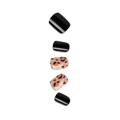 Impress Design No Glue Fake Press On Nails - Romantique | Design, Black, Short, Squoval, Manicure