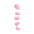 Impress Color No Glue Fake Press On Nails - Fairy Breath | Solid, Pink, Short, Squoval, Manicure