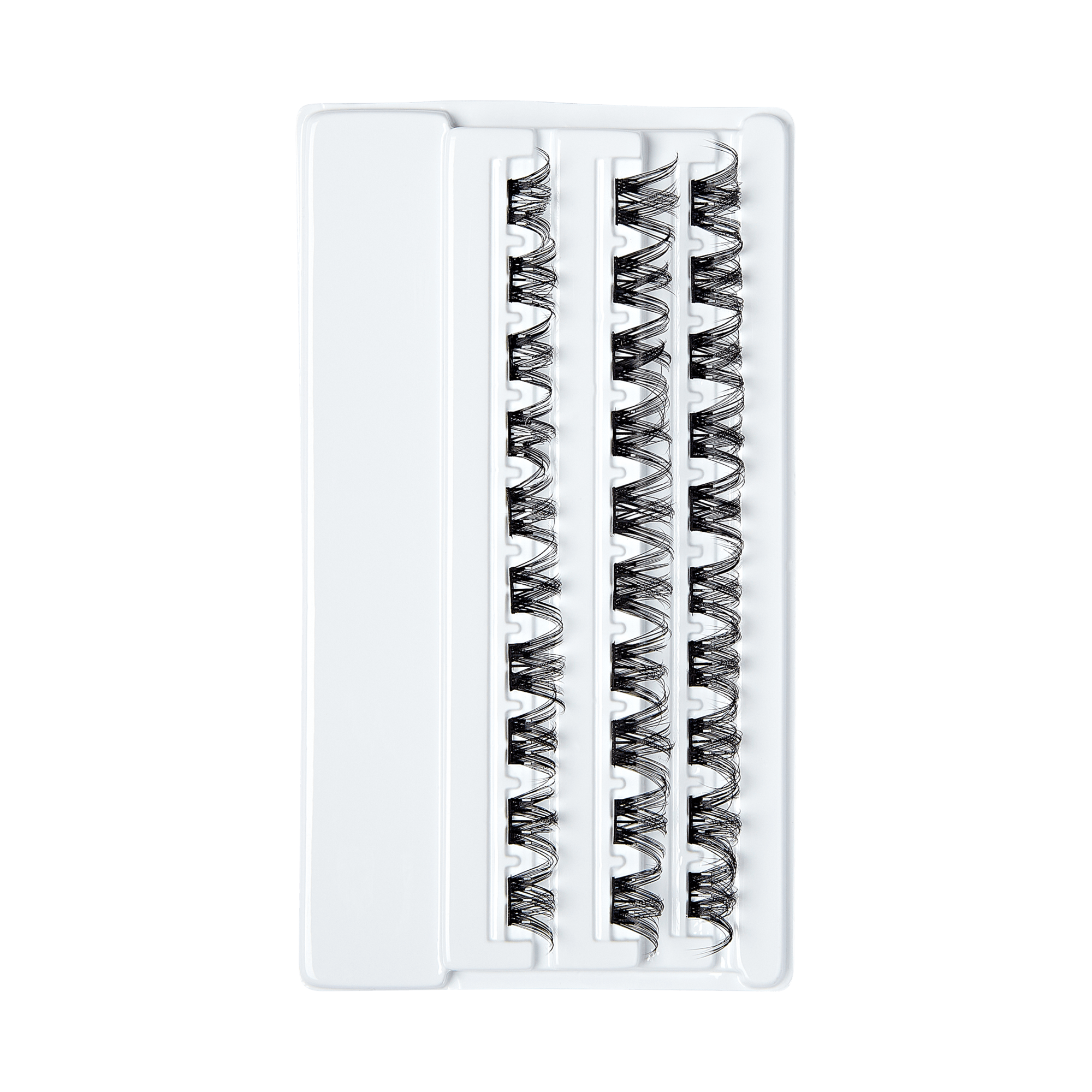 Impress Falsies Pre-Glued False Eyelashes Refills - Curly | 30 Lash Clusters, 10mm-14mm