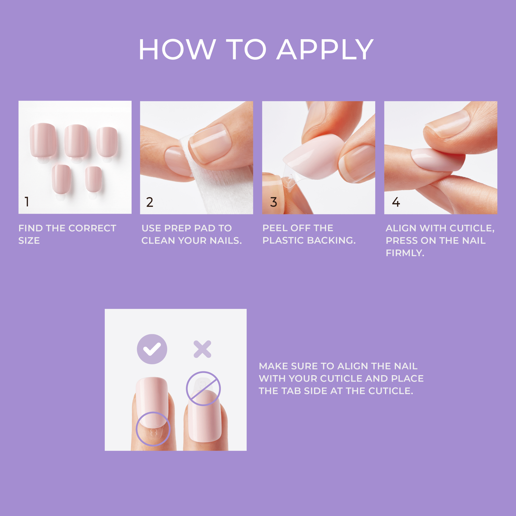 Impress Color No Glue Fake Press On Nails - Baby Why So Blue | Solid, Blue, Short, Squoval, Manicure