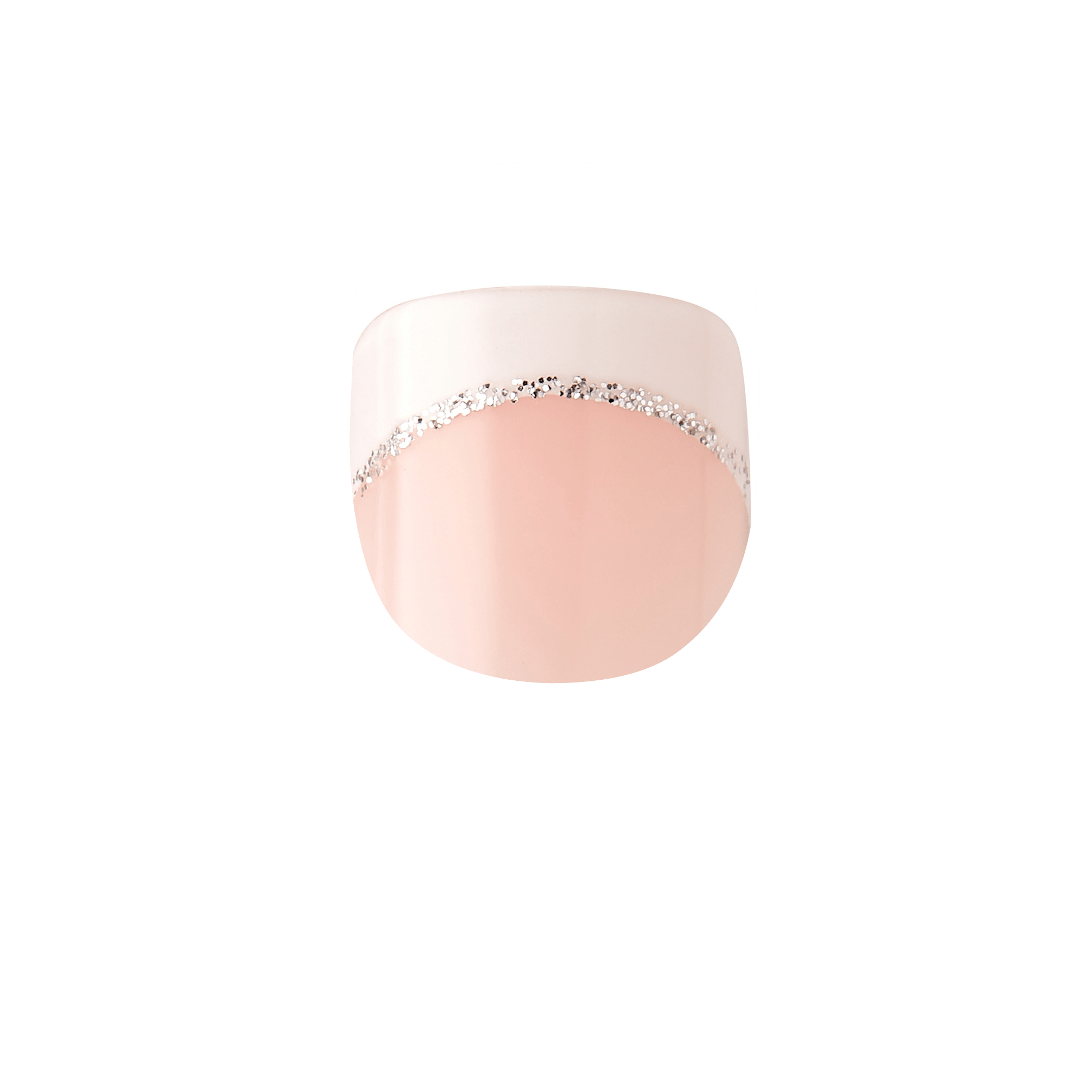 Impress Design No Glue Fake Press On Nails - My Mani | French Tips, White & Neutral, Petite, Squoval, Manicure