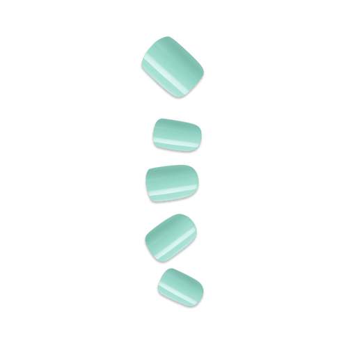 Impress Color No Glue Fake Press On Nails - Get Closer | Solid, Green, Short, Squoval, Manicure
