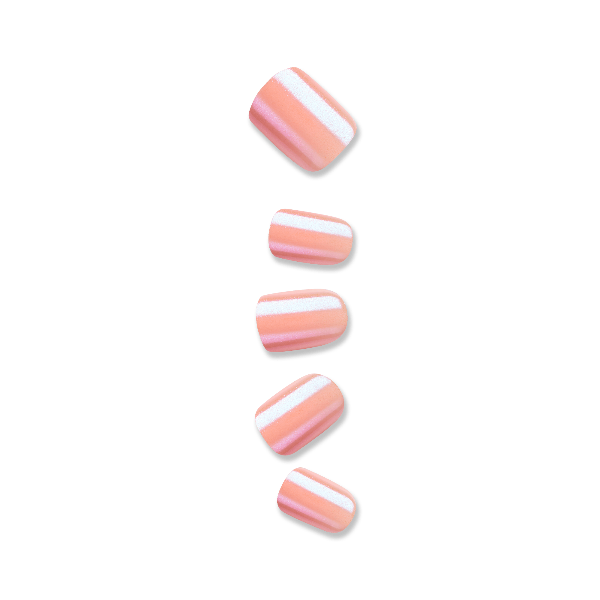 colorFX by Impress No Glue Fake Press On Nails - Satellite | Solid, Pink, Short, Squoval, Manicure