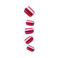 colorFX by Impress No Glue Fake Press On Nails - This City | Solid, Red, Short, Squoval, Manicure