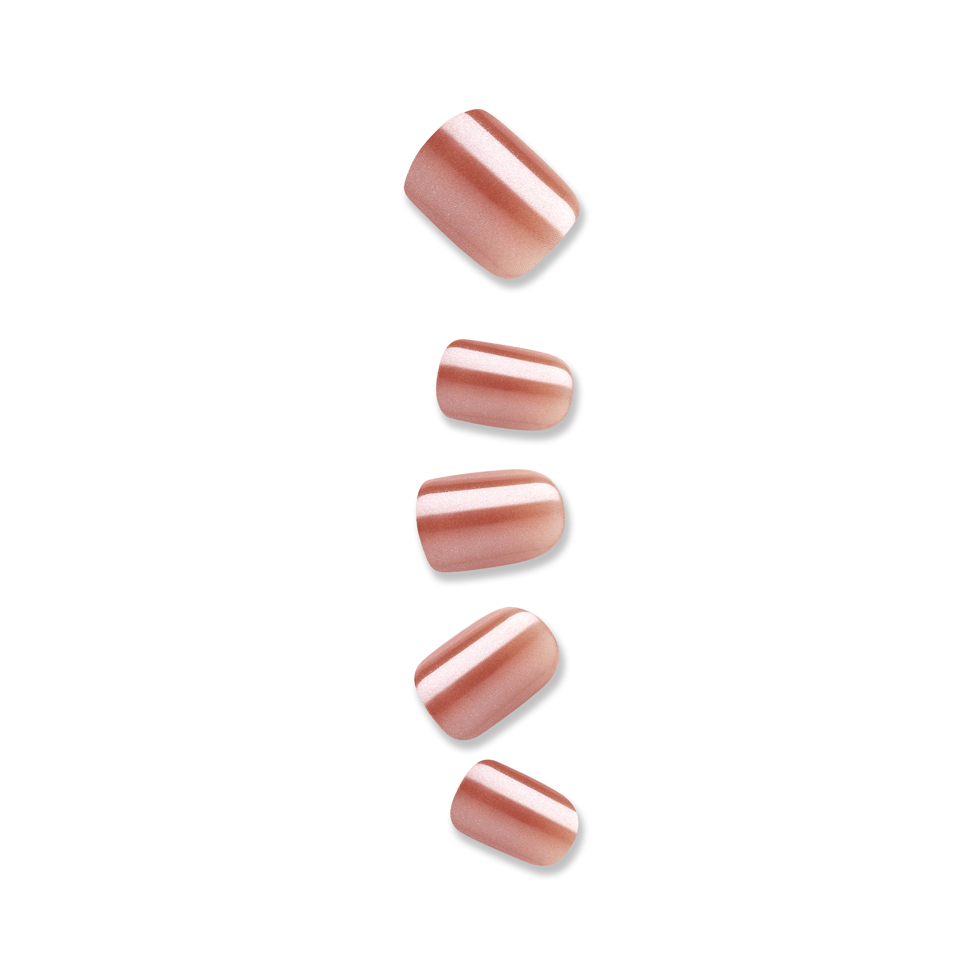 colorFX by Impress No Glue Fake Press On Nails - Last Call | Solid, Beige, Short, Squoval, Manicure