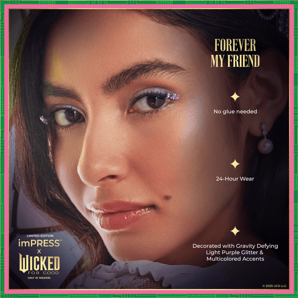 Impress X WICKED: FOR GOOD | Forever My Friend | 12 Lash Clusters, 8mm-10mm