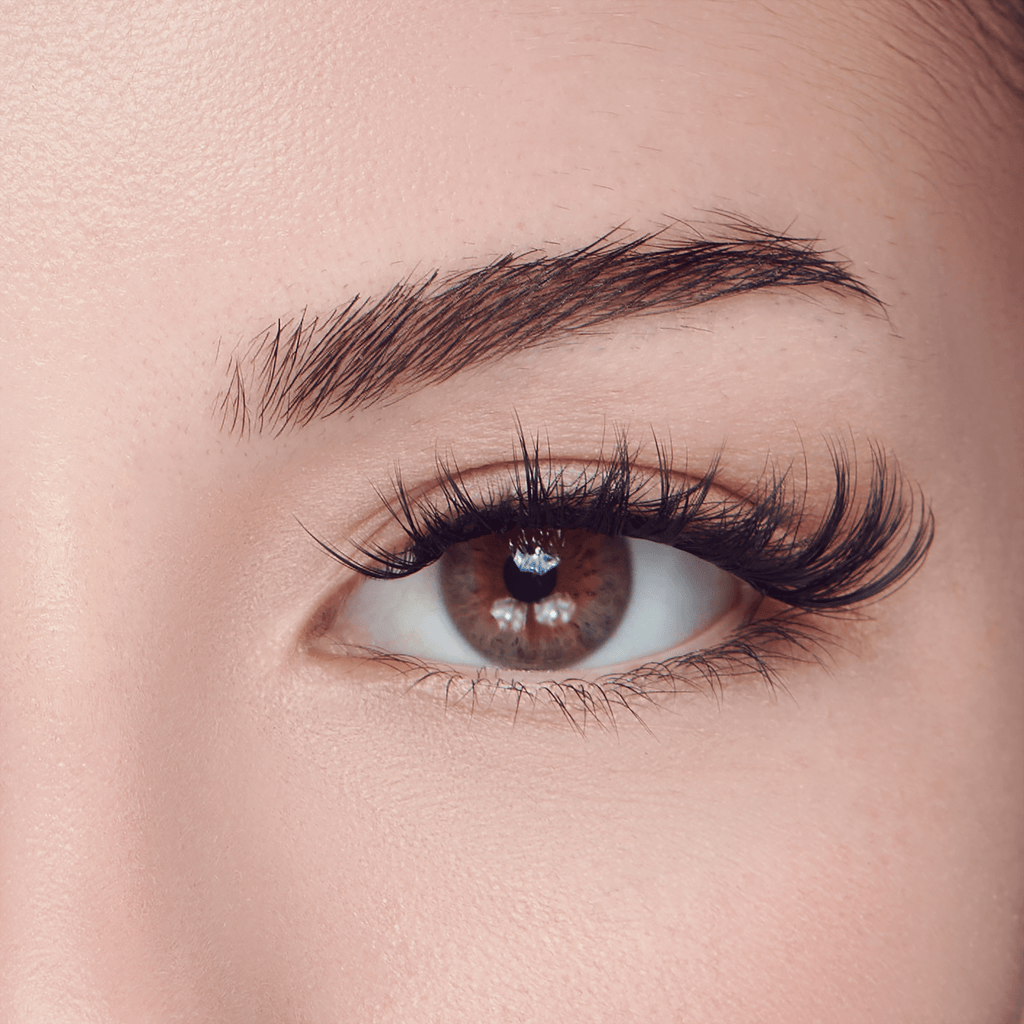 Impress Falsies Pre-Glued False Eyelashes Refills - Curly | 30 Lash Clusters, 10mm-14mm