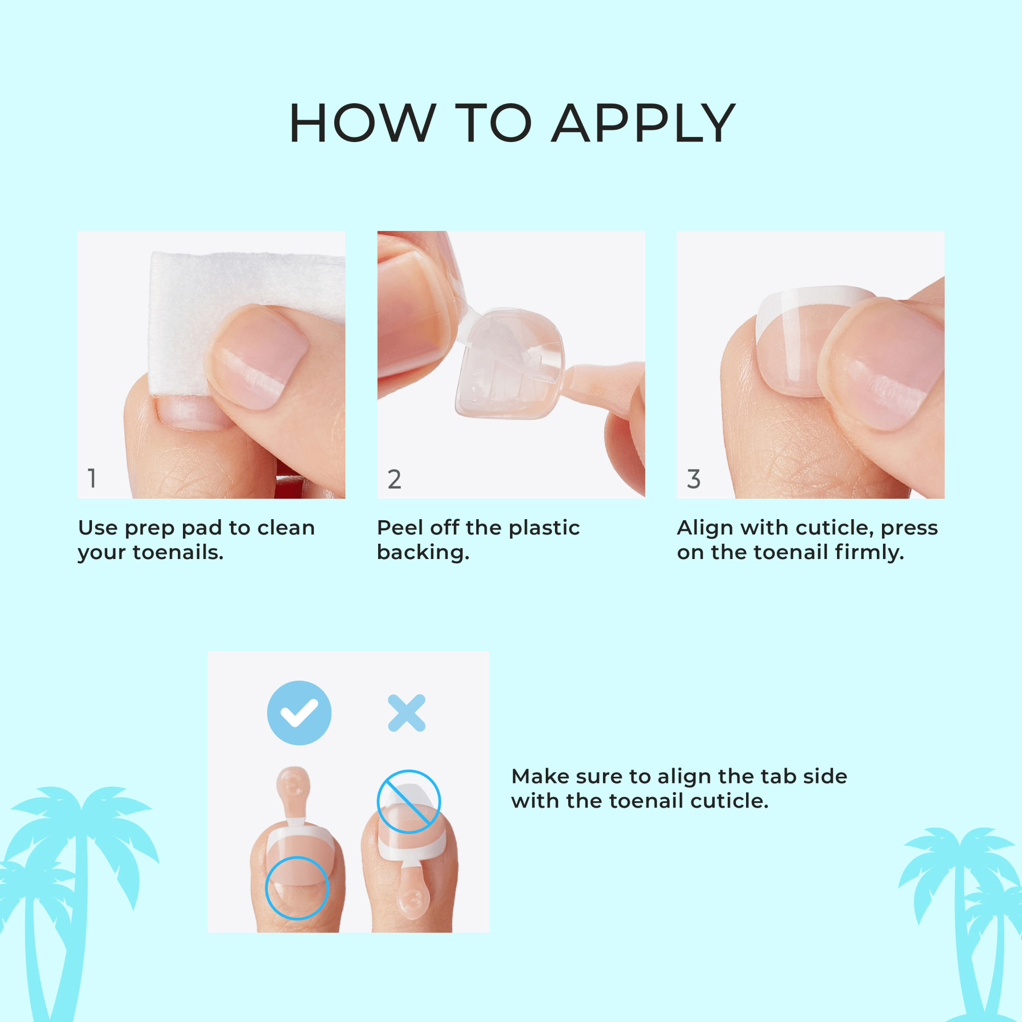 Impress Color No Glue Fake Press On Toenails - Mermaid Kisses | Solid, Pink, Short, Squoval, Pedicure