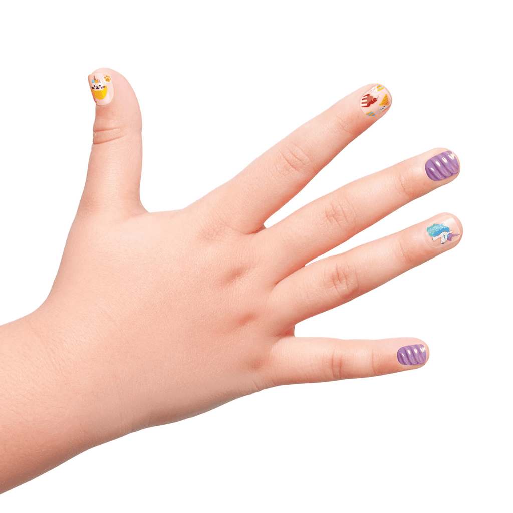 Impress Nail Art No Glue Fake Press On Nails - Nail Artist Kit | Design, Pink, Kids, Squoval, Manicure