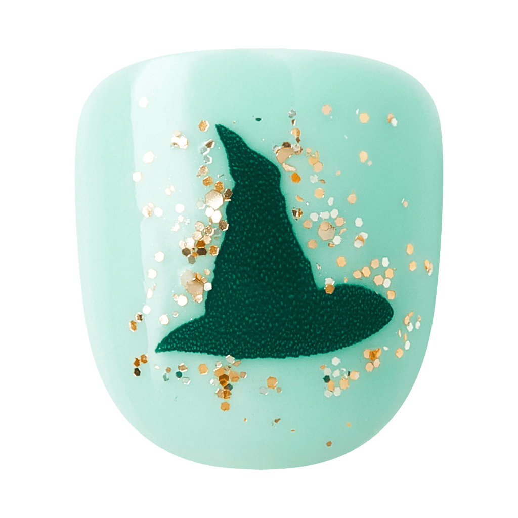 Impress MINI X WICKED: FOR GOOD | Perfect Duet | Design, Green, Kids, Squoval, Manicure