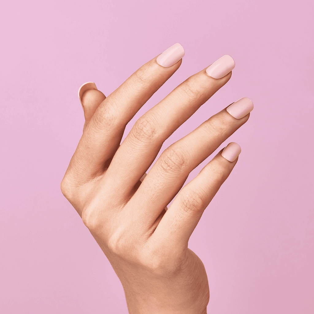 Impress Color No Glue Fake Press On Nails - Pick Me Pink | Solid, Pink, Short, Squoval, Manicure